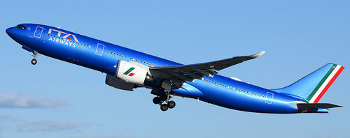 Aviation400 ITA Airways Airbus A330-941 EI-TYA "Antonio Cairoli" detachable gear AV4418 Scale 1:400