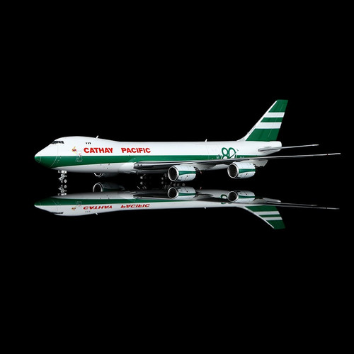 YY Wings Cathay Pacific B747-8F B-LJE "80th Anniversary Retro " YY74809 Scale 1:400