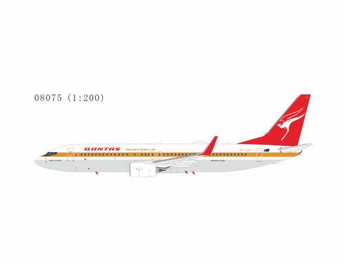 Qantas Airways Boeing 737-800 Reg: VH-XZP 08075 1:200
