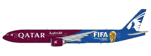 Qatar Airways Boeing 777-300ER "Official Airline of the Journey" Reg: A7-BEH "Flaps Down" SA2130A Scale 1:200