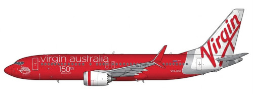 Virgin Australia Boeing 737 MAX 8 "150th Boeing 737" Reg: VH-8VI XX40899 Scale 1:400