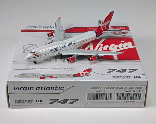 Virgin Atlantic Boeing 747-400 Reg: G-VHOT XX40225A Scale 1:400