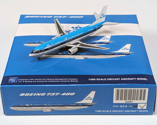 KLM Boeing 737-400 Reg: PH-BDS XX4997 Scale 1:400