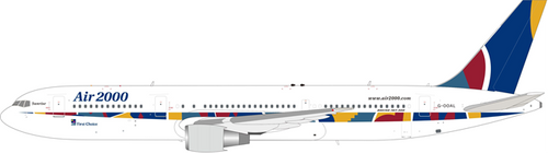 InFlight200 Air 2000 Boeing 767-300ER Reg: G-OOAL IF763DP1026 1:200 with stand