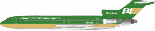 InFlight200 Braniff Boeing 727-200 Reg: N443BN IF722BI0526 1:200 with stand