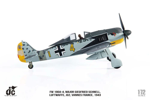 JC Wings FW 190A-4, Luftwaffe, JG 2, France, 1943 4+1 JCW-72-FW190-002 Scale 1:72