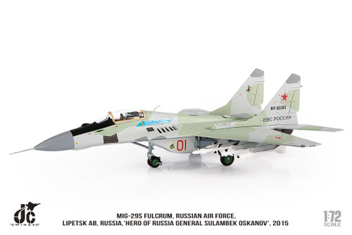 MiG-29S Fulcrum, Russian Air Force, Lipetsk AB, Russia, 2015, RF-92262 JCW-72-MG29-013 Scale 1:72