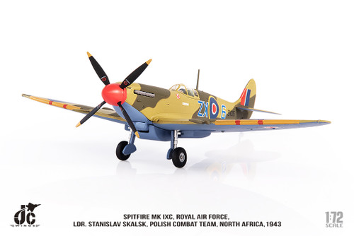 Spitfire MK IXc, Royal Air Force, Polish Combat Team, North Africa, 1943 EN315 JCW-72-SPF-003 Scale 1:72