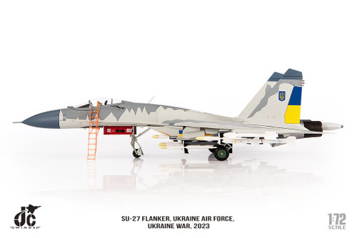 SU-27 Flanker, Ukraine Air Force, Ukraine War, 2023 JCW-72-SU27-016 Scale 1:72