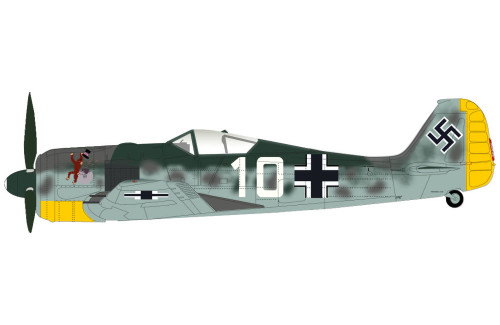 Hobby Master FW 190A-3 White 10, Oblt. Wolfgang Kosse, 1./JG 5, Norway, Oct 1942 HA7431 Scale 1:48