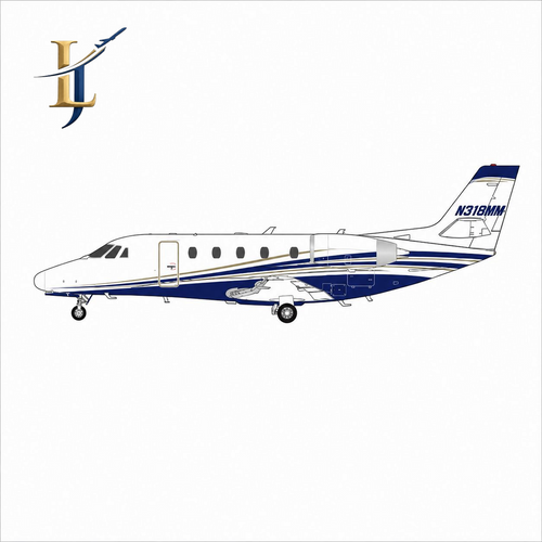 Legacy Jets Cessna Citation 560XL Reg: N318MM LJ11516-3 Scale 1:50