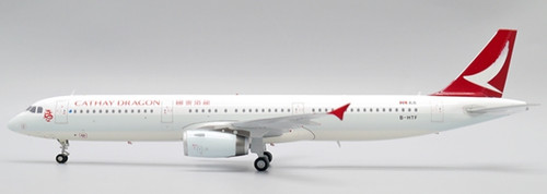 JC Wings Cathay Pacific Airbus A321 Reg: B-HTF EW2321008 1:200 With Stand