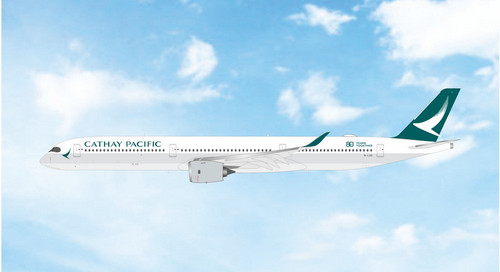 Phoenix Model Cathay Pacific Airbus A350-1000 Reg: B-LXD 04720 Scale 1:400 "80 Years"