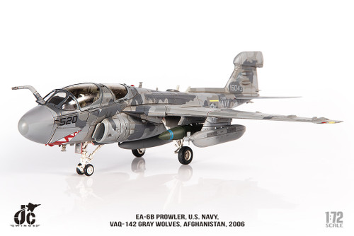 JC Wings EA-6B Prowler U.S. NAVY VAQ-142 Gray Wolves, Afghanistan, 2006 JCW-72-EA6B-008 Scale 1:72