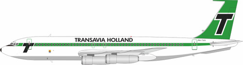 InFlight200 Transavia Holland Boeing 707-120 Reg: PH-TVA with stand, LIMITED IF701HV0925 1:200 with stand