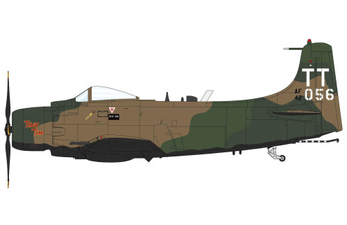 Hobby Master Douglas A-1J "TINY TIM" AF42-056, 602nd S.O.S, Thailand, 1969 HA2930 Scale 1:72