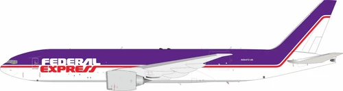 B-Models FedEx Boeing 777F Reg: N884FD with stand B-772-884 1:200 with stand