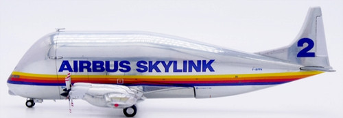 JC Wings Skylink Aero Spacelines Airbus A337SGT Super Guppy "Polished" Reg: F-BPPA XX40696 1:400 With Antenna