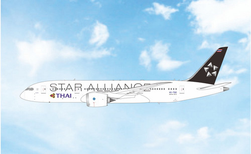 Phoenix Model Thai Airways Boeing 787-8 Reg: HS-TQO 12126 Scale 1:400 "Star Alliance"