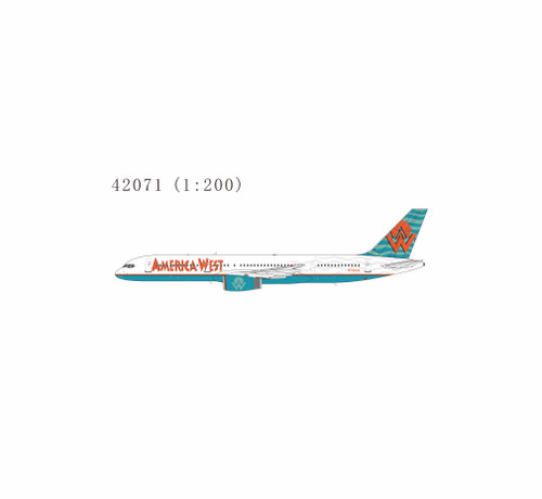 NG Models America West Airlines Boeing 757-200 N910AW 42071 Scale 1:200