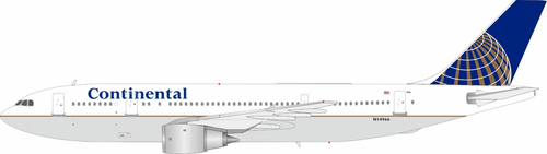 B-Models Continental Airlines Airbus A300B4-200 Reg: N14966 with stand B-300-CO-4966 1:200 with stand (Limited)
