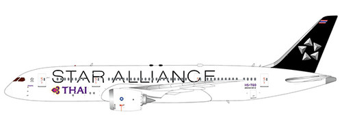 JC Wings Thai Airways International Boeing 787-8 "Star Alliance" Reg: HS-TQO LH4459 1:400 With Antenna