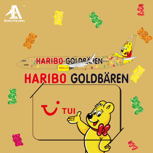 TUIfly Germany Boeing 737-800 Haribo Goldbaren D-ATUD HA7380021 Scale 1:400