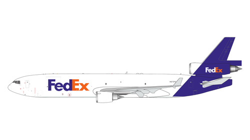 GeminiJets FedEx McDonnell Douglas MD-11F N572FE GJFDX2449 1:400