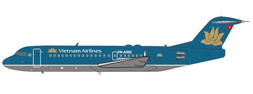 JC Wings Vietnam Airlines Fokker 70 Reg: VN-A502 LH2549 1:200 With Stand