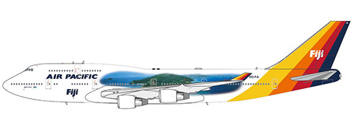 JC Wings Air Pacific Boeing 747-400 "Island of Viti Levu" Reg: DQ-FJL XX40772 1:400 With Antenna