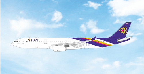 Phoenix Model Thai Airways Airbus A330-300 Reg: HS-TEW 12136 Scale 1:400