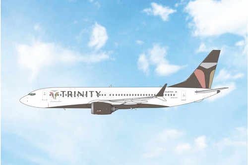 Phoenix Model Trinity Airways Boeing 737 MAX 8 Reg: HL8754 12141 Scale 1:400