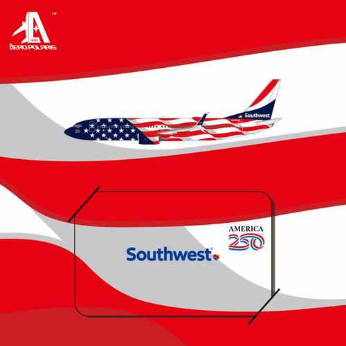 Southwest Airlines Boeing 737-800 America 250 N500WR HA7380064 Scale 1:400