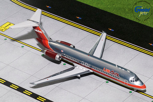 USAIR DC-9-30 (Maroon Livery, Polished) N950VJ G2USA735 1:200