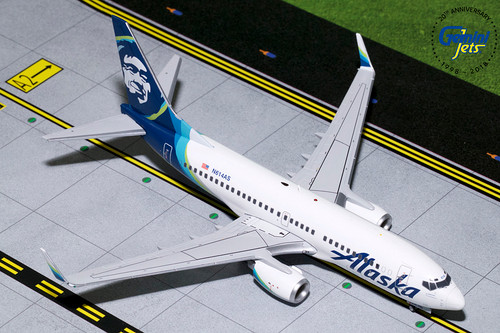 Gemini200 ALASKA B737-700(W) (New Livery) N614AS G2ASA778 1:200