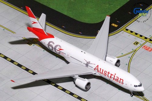 Gemini Jets AUSTRIAN B777-200ER (60th Anniversary) OE-LPF GJAUA1814 1:400