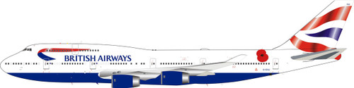 Inflight200 British Airways Boeing 747-400 G-CIVJ B-744-POP-1218 1:200
