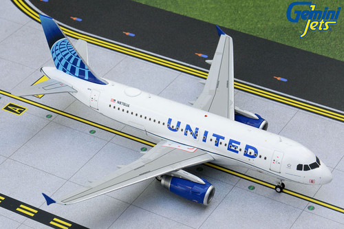 Gemini Jets United A319 N876UA (new livery) G2UAL891 1:200