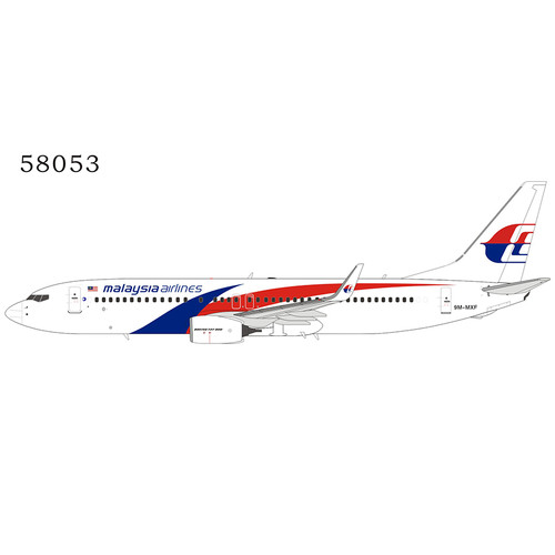 NG Model Malaysia Airlines 737-800/w 9M-MXF 58053 1:400