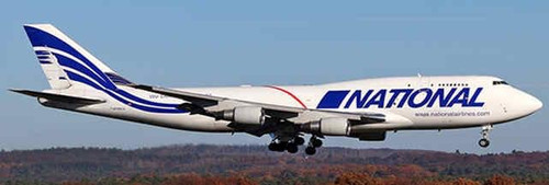 JC Wings NATIONAL AIRLINES B747-400(BCF) N756CA JC4NCR490 1:400