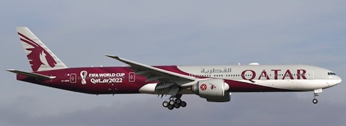 Phoenix Model Qatar Airways B777-300ER A7-BEB (Qatar FIFA World Cup 2022) PH4QTR2132 1:400
