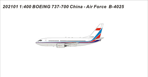 Panda Models PLAAF - China Air Force B737-700 202101 1:400