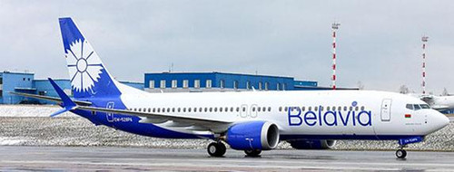 JC Wings Belavia Belarusian Airlines Boeing 737 MAX 8 EW-528PA LH2BRU306 1:200