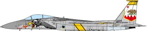 JC Wings F-15C Eagle USAF ANG 194th Fighter Squadron, 75th Anniversary Edition, 2018 JCW-72-F15-013 1:72