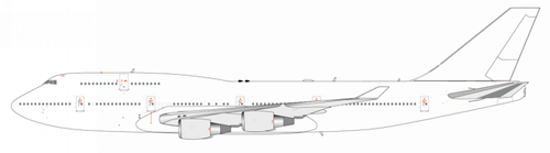 JC Wings Boeing 747-400 with GE engines JC4WHT2007 1:400