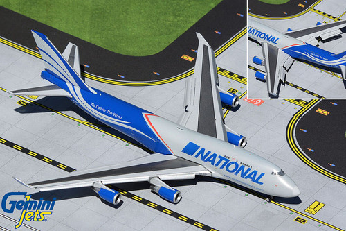 Gemini Jets National Airlines B747-400BCF flaps down N952CA GJNCR2016F 1:400