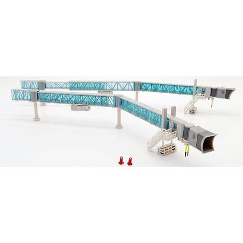 JC Wings Airport Passenger Bridge B737 (Blue) LH2ARBRDG282 1:200