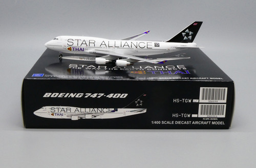 JC Wings Thai Airways B747-400 HS-TGW "Star Alliance livery" JC4THA898 1:400