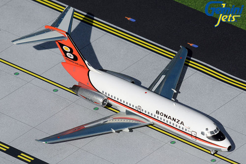 Gemini200 Bonanza Airlines DC-9-11 polished belly N945L G2BZA480 1:200