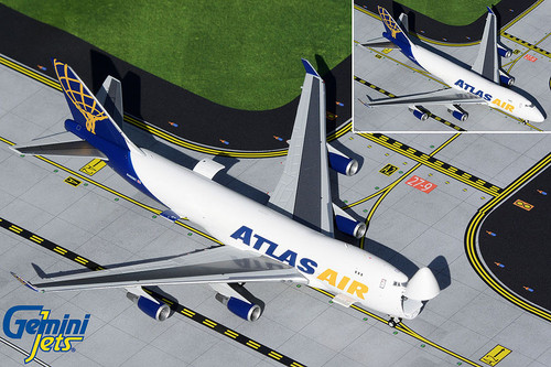 Gemini Jets Atlas Air B747-400F Interactive Series N492MC GJGTI2012 1:400